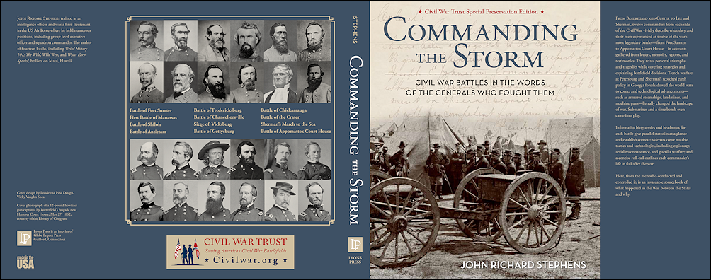 Commanding
          the Storm, (The Civil War Trust Cover)