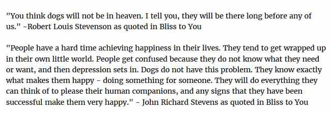 In the book Dog Quotations. In the book Dog Quotations.