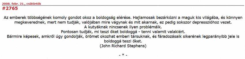 (In Hungarian)In the book Dog Quotations (In Hungarian)In the book Dog Quotations