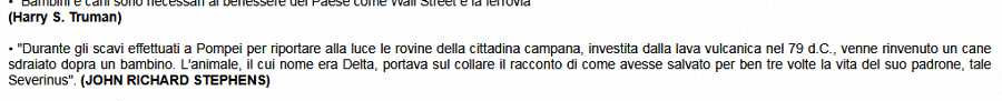 In the book Dog Quotations, (In Italian) In the book Dog Quotations, (In Italian)
